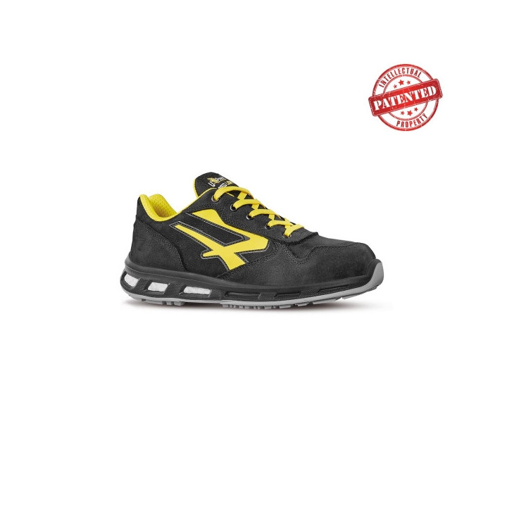 Upower Bolt S ESD Calzado de Seguridad Bajos - Talla 35 - Cuero Nubuck Resistente al Agua