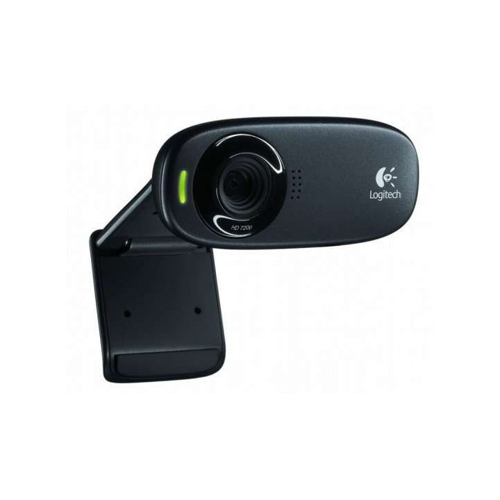 Logitech C310 Webcam HD 720p - 5Mpx - USB 2.0 - Microfono Integrado - Angulo de Vision 60º - Enfoque Fijo - Cable de 1.50 - Co