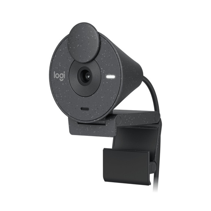 Logitech Brio 300 Webcam Full HD - 2 Megapixeles - Campo Visual 70º - Color Grafito