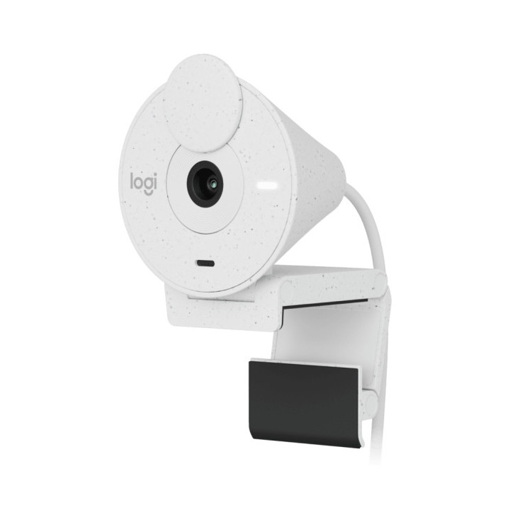 Logitech Brio 300 Webcam Full HD - 2 Megapixeles - Campo Visual 70º - Color Blanco Crudo