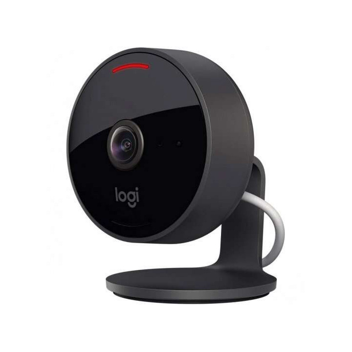 Logitech Circle View Camara de Videovigilancia WiFi FullHD 1080p - Angulo de Vision 180º - 2 Canales Audio - Microfono y Altav