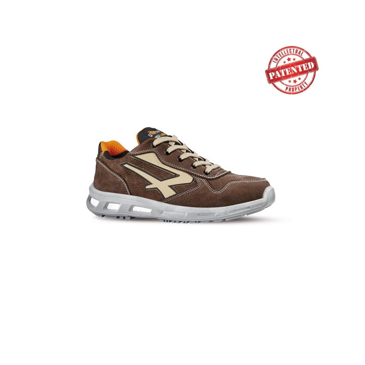 Upower Spyke S ESD Calzado de Seguridad Bajos - Talla 38 - Cuero Nubuck Resistente