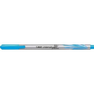 Bic Intensity Medium Rotulador de Punta Media de 0.8mm - Tinta con Base de Agua - Color Turquesa