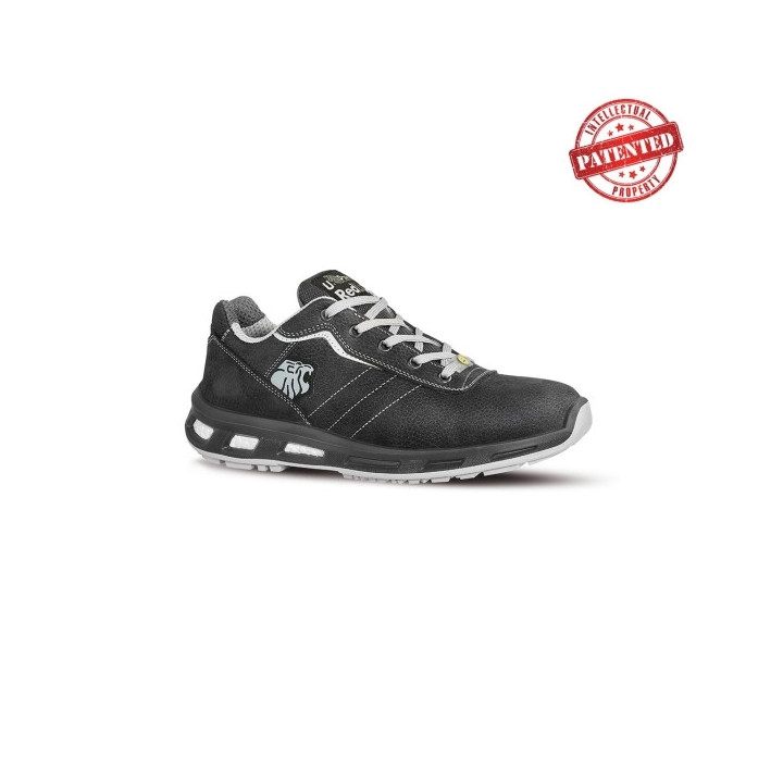 Upower Club S ESD Calzado de Seguridad Bajos - Talla 35 - Cuero Nubuck Resistente