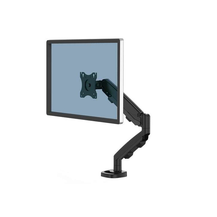 Fellowes Eppa Brazo para Monitor Individual - Hasta 39" y 8kg - Ajuste con Muelle de Gas - Color Negro