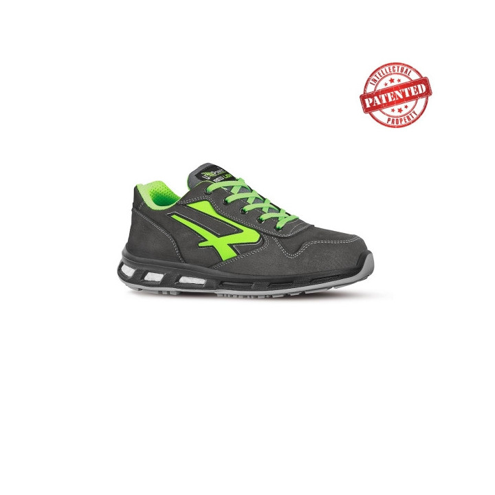 Upower Yoda S ESD Calzado de Seguridad Bajos - Talla 35 - Cuero Nubuck Resistente