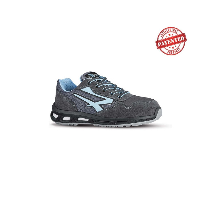 Upower Lolly S ESD Calzado de Seguridad Bajos - Talla 35 - Parte Superior de Nailon Ultraflexible y Gamuza Suave