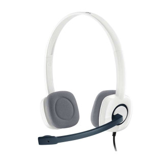 Logitech H150 Auriculares con Microfono - Microfono Plegable - Diadema Ajustable - Almohadillas Acolchadas - Controles en Cable