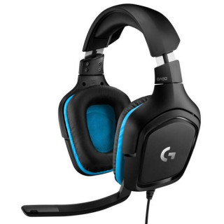 Logitech G432 Auriculares Gaming USB DTS 7.1 con Microfono - Microfono Plegable - Diadema Ajustable - Almohadillas Acolchadas -