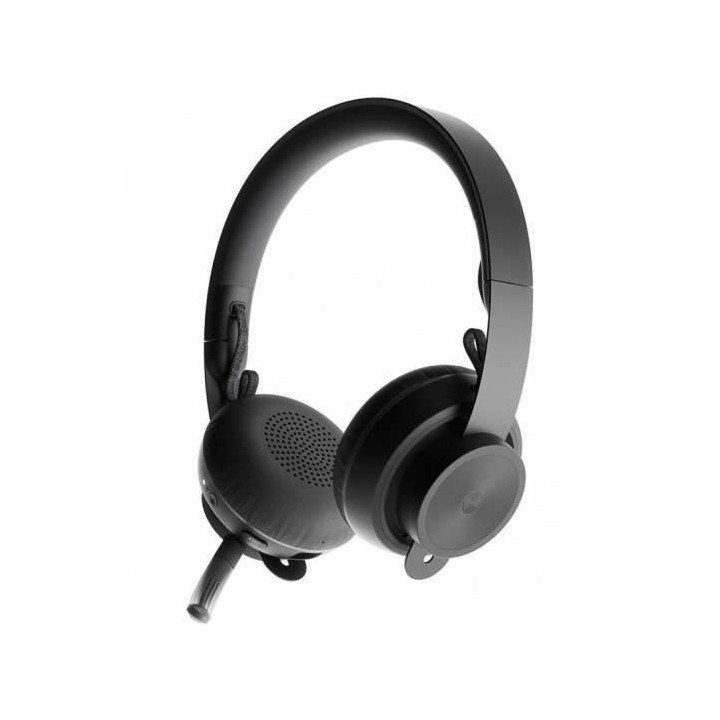 Logitech Zone Wireless MS Teams Auriculares Bluetooth con Microfono - Autonomia hasta 16h - Diadema Ajustable - Almohadillas Ac