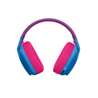 Logitech G435 Auriculares Gaming Inalambricos - Diadema Ajustable - Bluetooth LightSpeed - 2 Microfonos - Color Azul y Frambues
