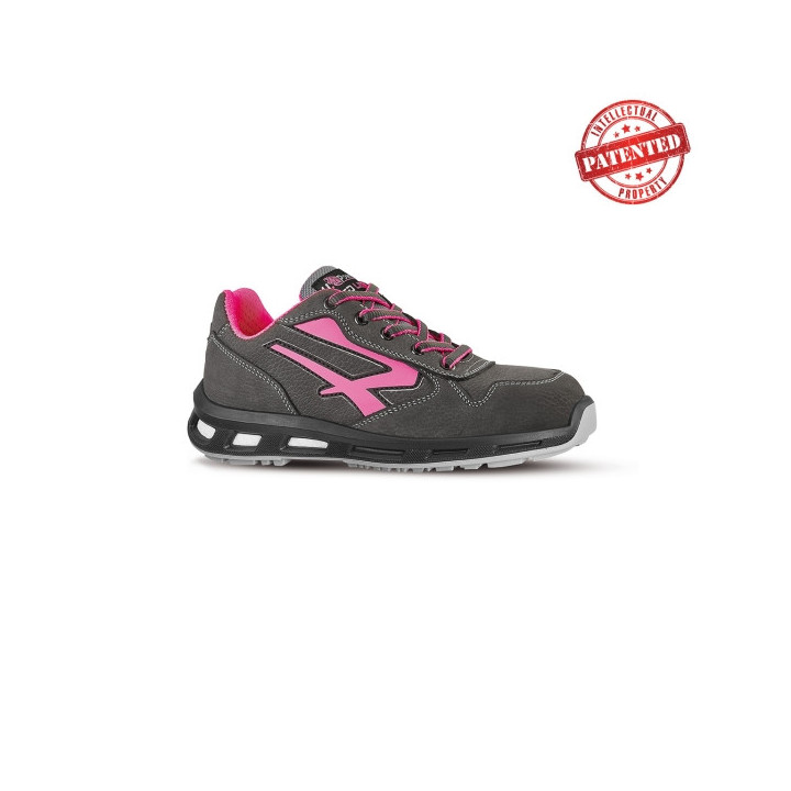 Upower Candy S ESD Calzado de Seguridad Bajos - Talla 35 - Cuero Nubuck Resistente al Agua