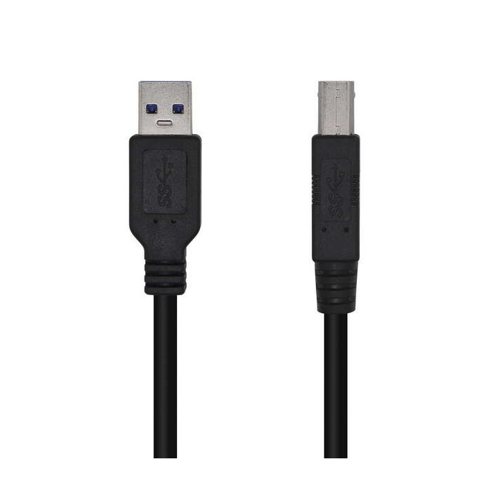 Aisens Cable USB 3.0 Impresora Tipo A/M-B/M - 3.0M - Color Negro