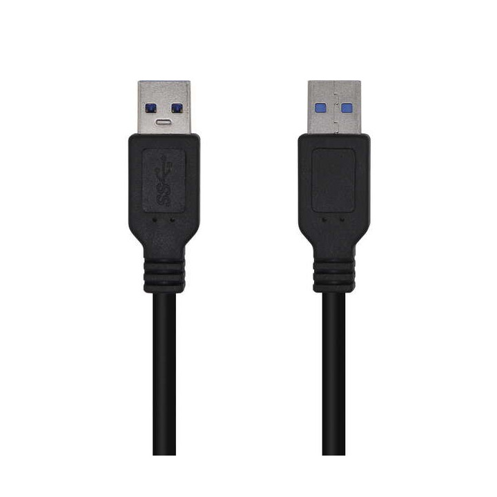 Aisens Cable USB 3.0 - Tipo A/M-A/M - 2.0M - Color Negro