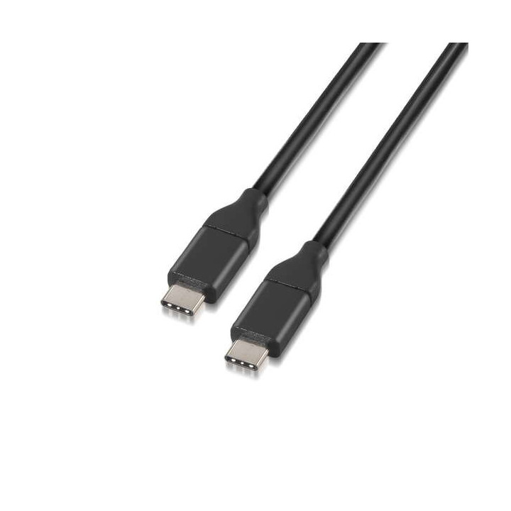 Aisens Cable USB 3.1 Gen2 10Gbps 3A - Tipo USB-C/M-USB-C/M - 1.0m - Color Negro