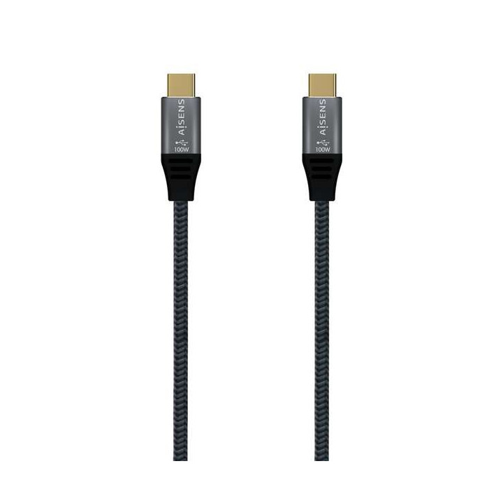 Aisens Cable USB 3.2 Gen2x2 Aluminio 20Gbps 8K@30Hz 5A 100W E-Mark