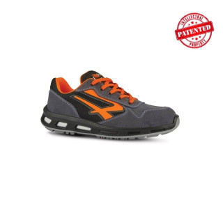 Upower Orange S ESD Calzado de Seguridad Bajos - Talla 35 - Parte Superior de Nailon Ultraflexible y Gamuza Suave
