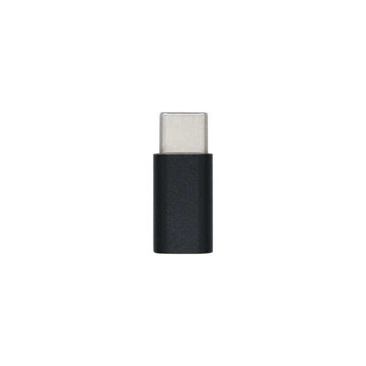 Aisens Mini Adaptador USB-C USB 2.0  - Tipo Micro-B/H-USB-C/M - Color Negro