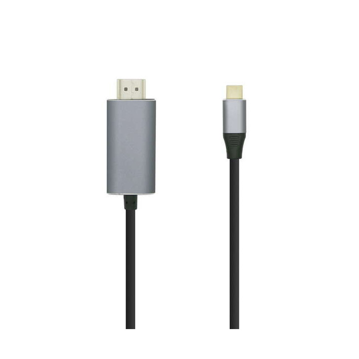 Aisens Cable Conversor USB-C a HDMI 4K@60HZ - USB-C/M-HDMI/M - 0.8M - Color Negro