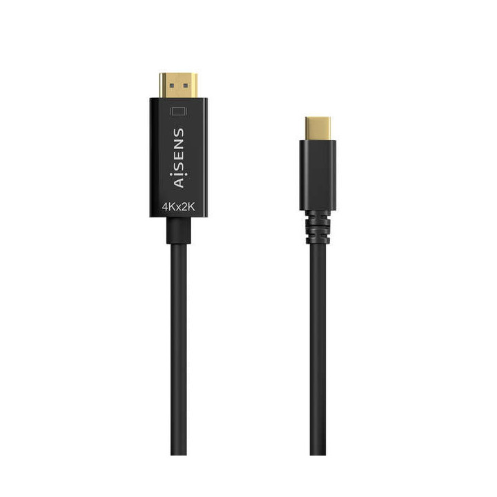 Aisens Cable Conversor USB-C a HDMI 4K@30HZ - USB-C/M-HDMI/M - 1.8M - Color Negro