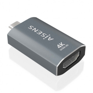Aisens Conversor USB-C a HDMI 2.0 - Carcasa de Aluminio - Resolucion 4K@60Hz - Profundidad de Color 48 Bit/Px - Ancho de Banda