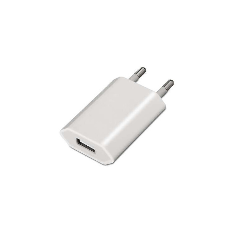 Aisens Mini Cargador USB - 5V/1A - Color Blanco