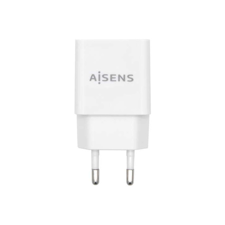 Aisens Cargador USB 10W Alta Eficiencia - 5V/2A - Color Blanco