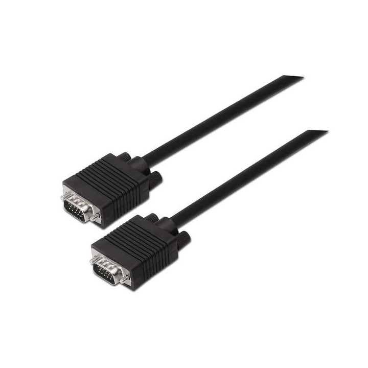 Aisens Cable SVGA - HDB15/Macho-HDB15/Macho - 1.8m para Monitor - Televisor y Proyector - Color Negro
