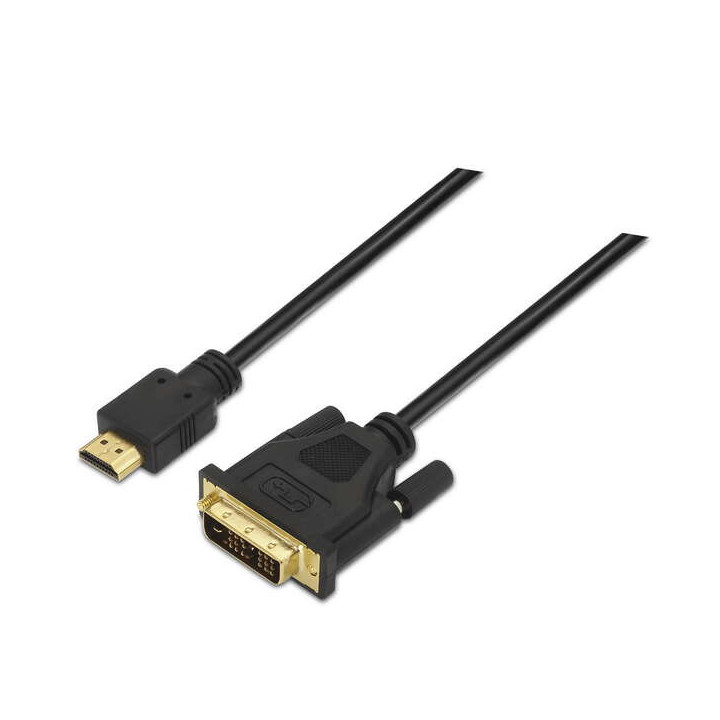 Aisens Cable DVI a HDMI - DVI18+1/Macho-HDMI A Macho - 1.8m - Full HD - Color Negro