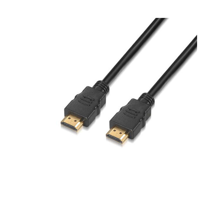 Aisens Cable HDMI 2.0 Certificado 4K HDR 60Hz Premium Macho a Macho - Ultra HD 3D ARC - 4K - 2.0m - Color Negro