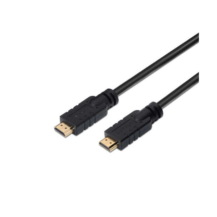 Aisens Cable HDMI V2.0 Premium Alta Velocidad/ HEC 4K@60HZ 18GBPS con Repetidor - A/M-A/M - 30m - Color Negro