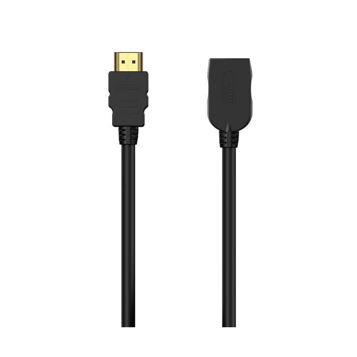 Aisens Cable HDMI V2.0 Prolongador Premium Alta Velocidad / HEC 4K@60HZ 18GBPS - A/M-A/H - 3.0M - Color Negro