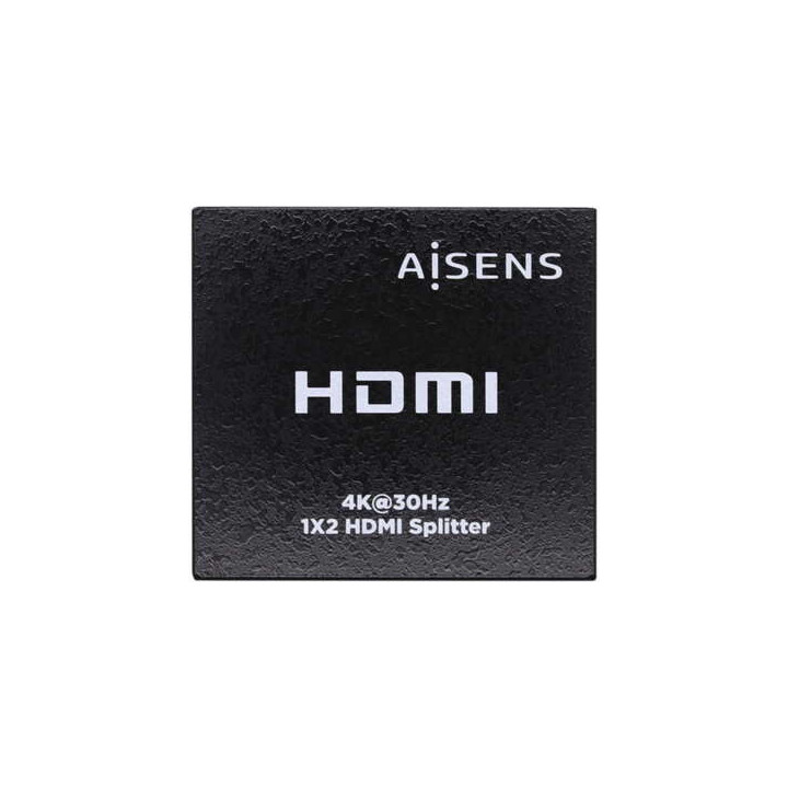 Aisens HDMI Duplicador 4K@30HZ 1x2 con Alimentacion - Color Negro