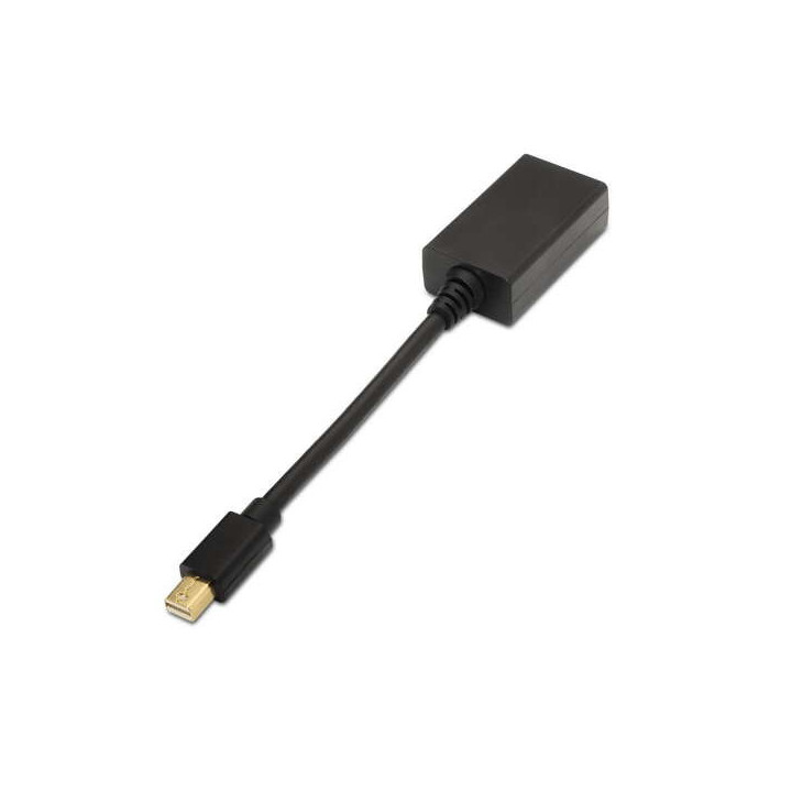 Aisens Conversor Mini DP a HDMI - mDP/M-HDMI A Hembra - 15cm - Color Negro