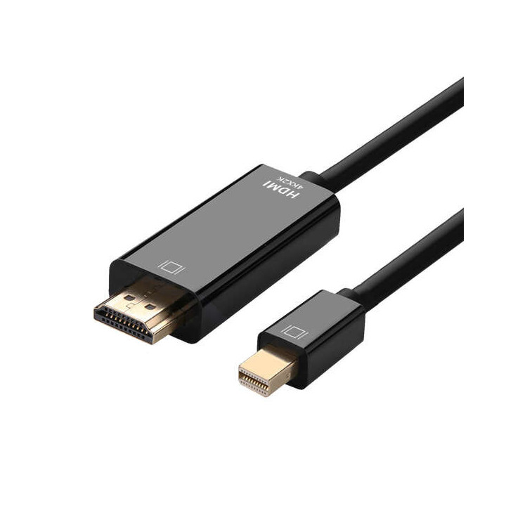 Aisens Cable Conversor Mini Displayport a HDMI - Mini DP/M-HDMI/M - 2.0M - Color Negro