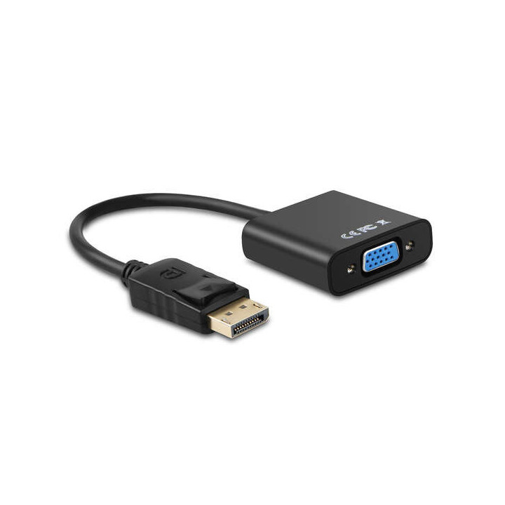 Aisens Conversor Displayport a SVGA - DP/M-SVGA/H - 15cm - Color Negro