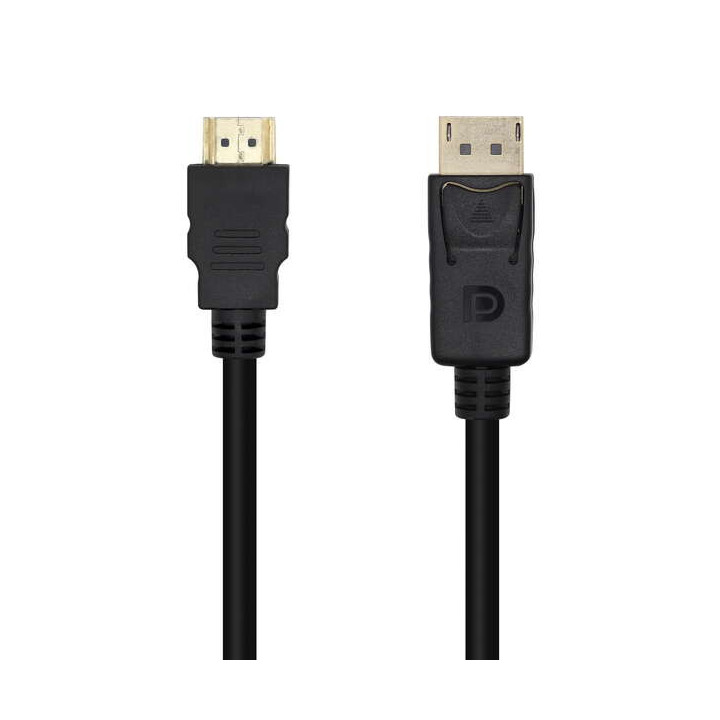 Aisens Cable Conversor Displayport a HDMI - DP/M-HDMI/M - 3.0m - Color Negro