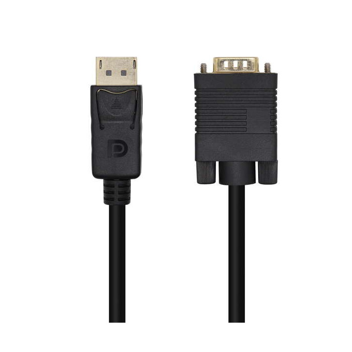 Aisens Cable Conversor Displayport a VGA - DP/M-VGA/M - 3.0m - Color Negro