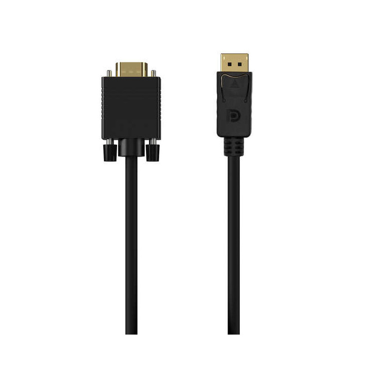 Aisens Cable Conversor DisplayPort a VGA - DP/M-VGA/M - 1.0M - Color Negro