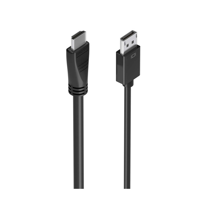 Aisens Cable Conversor DISPLAYPORT a HDMI 4K@60HZ - DP/M-HDMI/M - 5.0m - Color Negro