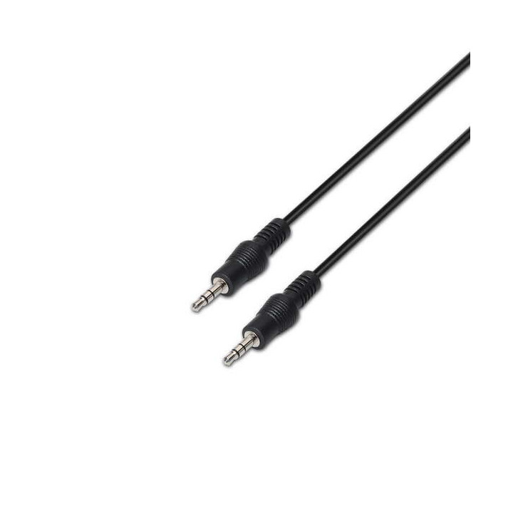 Aisens Cable Audio Estereo - JACK 3.5/M-JACK 3.5/M - 10m - Color Negro