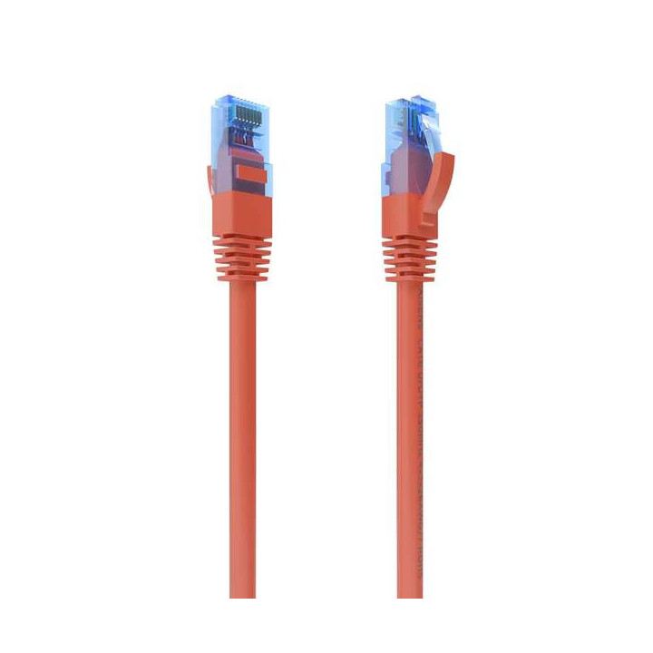 Aisens Cable de Red Latiguillo RJ45 Cat.6 UTP AWG26 CCA - 0.75m - Color Rojo