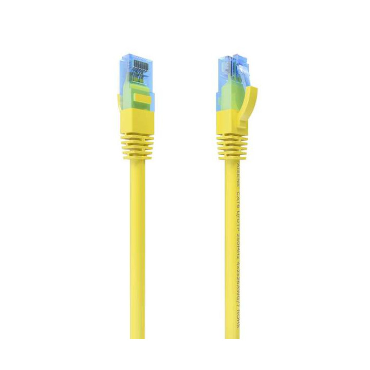 Aisens Cable de Red Latiguillo RJ45 Cat.6 UTP AWG26 CCA - 1.5m - Color Amarillo