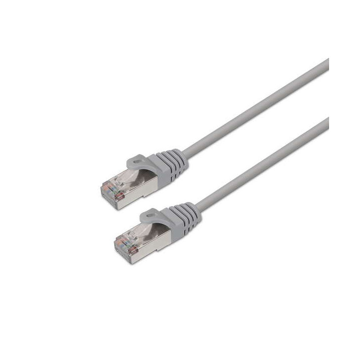 Aisens Cable de Red Latiguillo RJ45 Cat.6 FTP AWG24 - 15m - 10/100/1000 Mbit/s - Color Gris