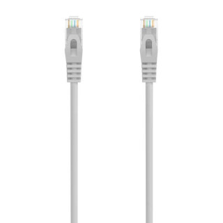 Aisens Cable de Red Latiguillo RJ45 LSZH Cat.6A 500 MHZ UTP AWG24 - 20m - Libre de Halogenos - 10 Gigabit/s - Color Gris