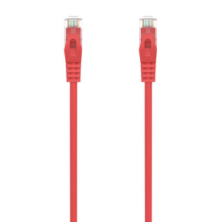 Aisens Cable de Red Latiguillo RJ45 LSZH Cat.6A 500 MHZ UTP AWG24 - 1.5m - Libre de Halogenos - 10 Gigabit/s - Color Rojo