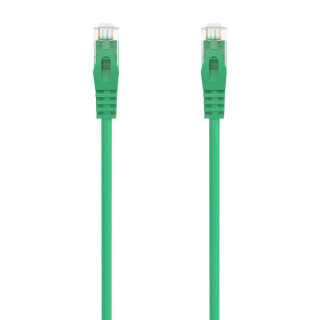 Aisens Cable de Red Latiguillo RJ45 LSZH Cat.6A 500 MHZ UTP AWG24 - 2m - Libre de Halogenos - 10 Gigabit/s - Color Verde