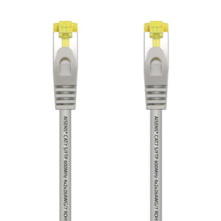 Aisens Cable de Red Latiguillo RJ45 LSZH Cat.7 600 Mhz S/FTP PIMF AWG26 - 0.5M - Color Gris