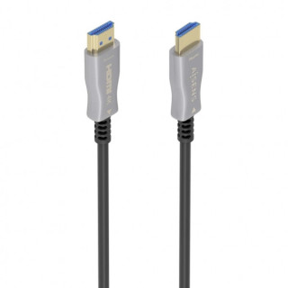 Aisens Cable HDMI V2.0 AOC Premium Alta Velocidad con Ethernet - Conectores Tipo a Macho - Fibra Optica y Cobre - Blindaje en O