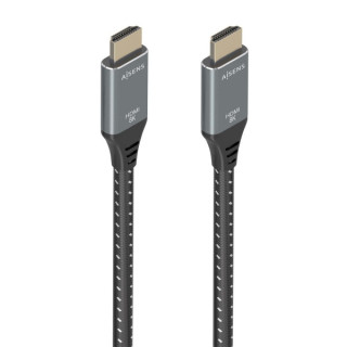 Aisens Cable HDMI V2.1 Ultra Alta Velocidad / HEC 8K@60Hz 48Gbps - A/M-A/M - 7m - Color Gris